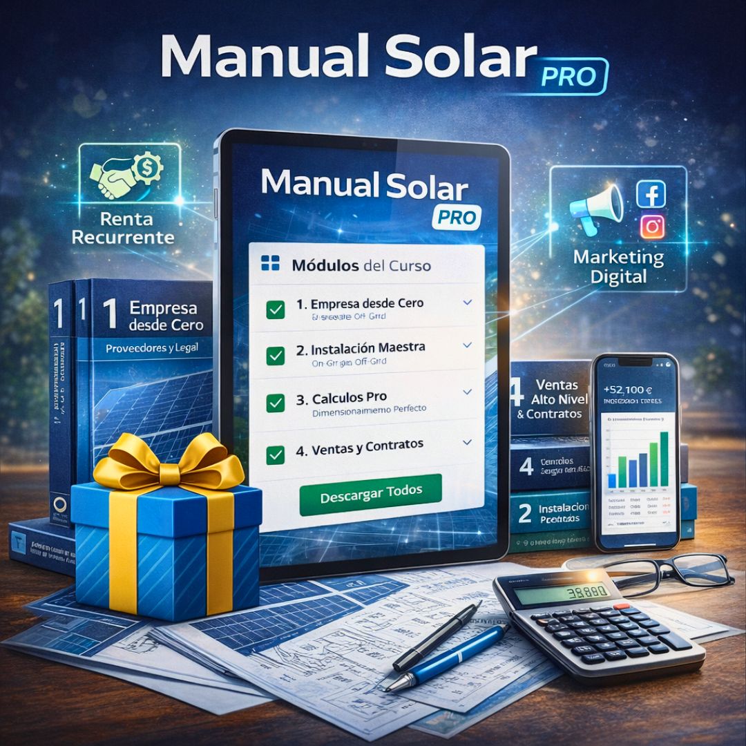 Contenido del Curso Manual Solar