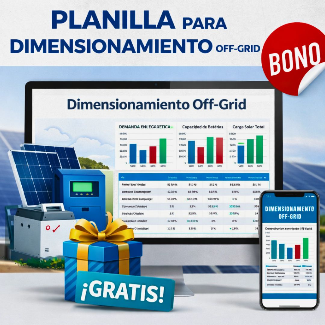 Planilla para Dimensionamiento Off Grid